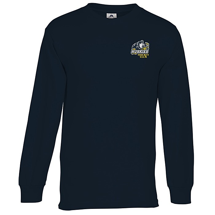 Custom American Apparel Classic Cotton LS T-Shirt - Colours - Embroidered