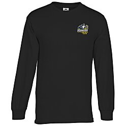 Custom American Apparel Classic Cotton LS T-Shirt - Colours - Embroidered