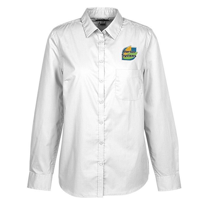 Custom Comfort Stretch Poplin Shirt - Ladies'