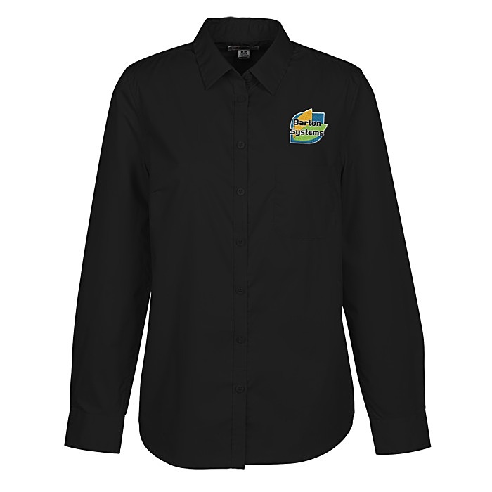 Custom Comfort Stretch Poplin Shirt - Ladies'