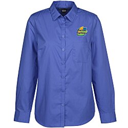 Custom Comfort Stretch Poplin Shirt - Ladies'