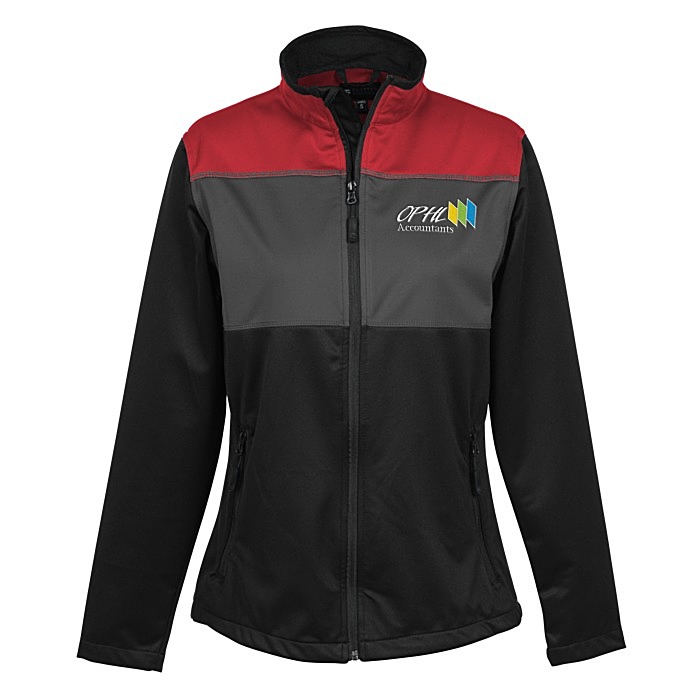 Custom Alexandria Lightweight Colourblock Jacket - Ladies'