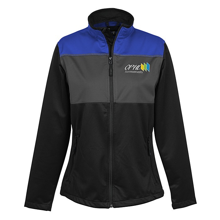 Custom Alexandria Lightweight Colourblock Jacket - Ladies'