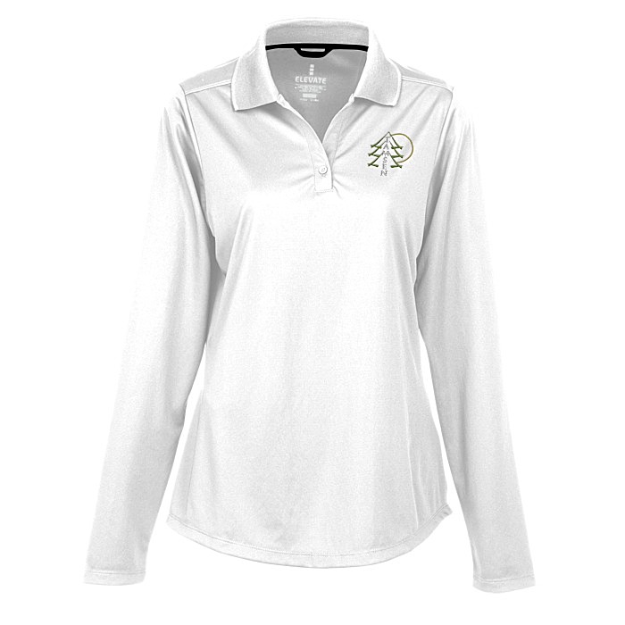 Custom Dade Textured Performance LS Polo - Ladies' - 24 hr