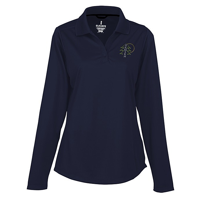 Custom Dade Textured Performance LS Polo - Ladies' - 24 hr