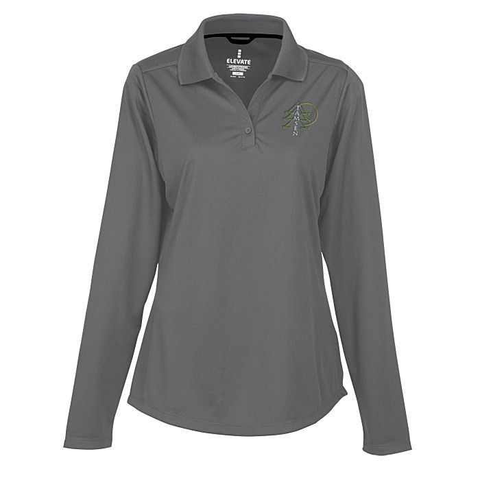 Custom Dade Textured Performance LS Polo - Ladies' - 24 hr