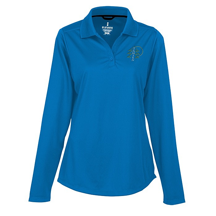 Custom Dade Textured Performance LS Polo - Ladies' - 24 hr