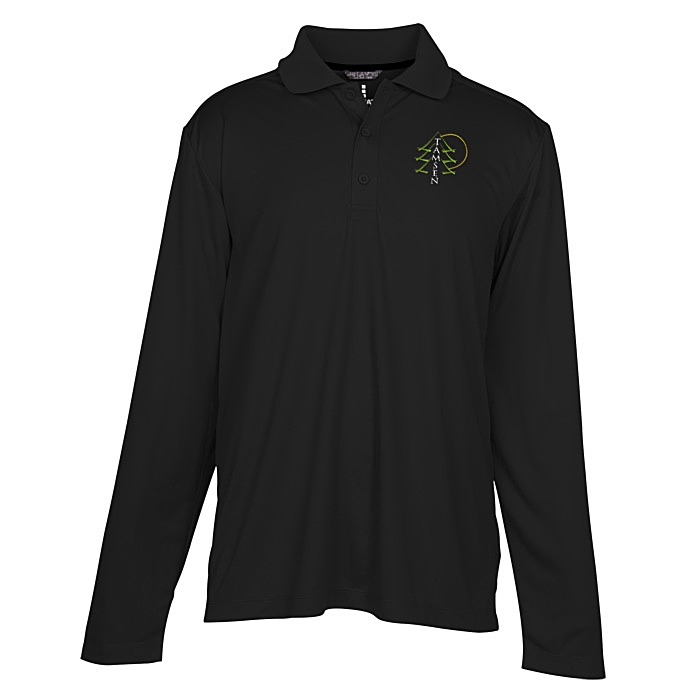 Custom Dade Textured Performance LS Polo - Men's - 24 hr