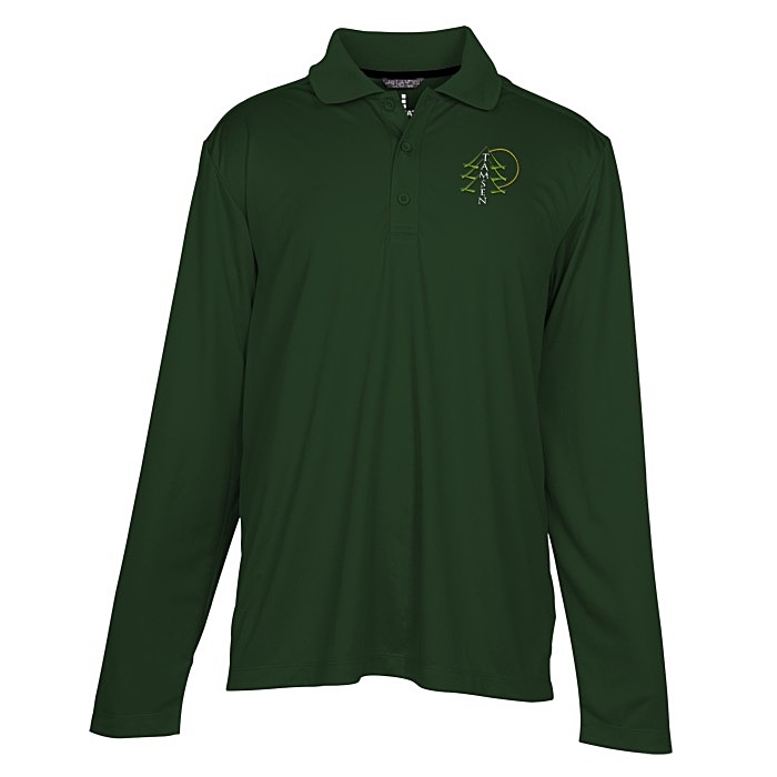 Custom Dade Textured Performance LS Polo - Men's - 24 hr