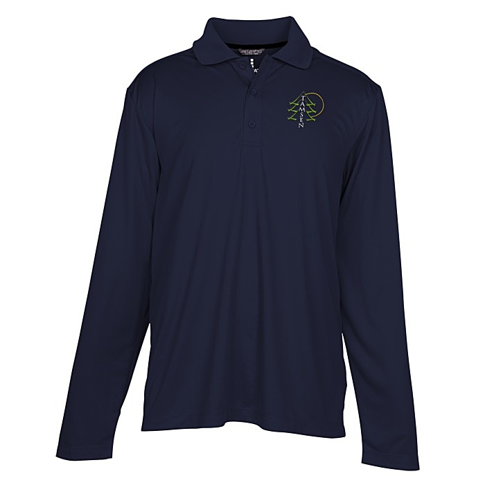 Custom Dade Textured Performance LS Polo - Men's - 24 hr