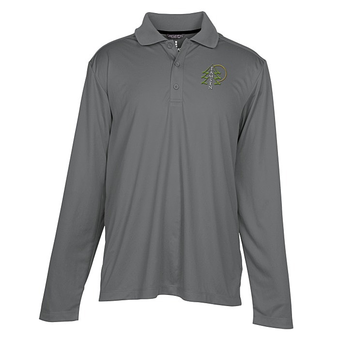 Custom Dade Textured Performance LS Polo - Men's - 24 hr