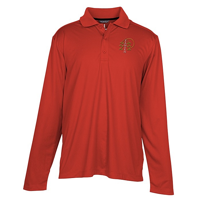 Custom Dade Textured Performance LS Polo - Men's - 24 hr