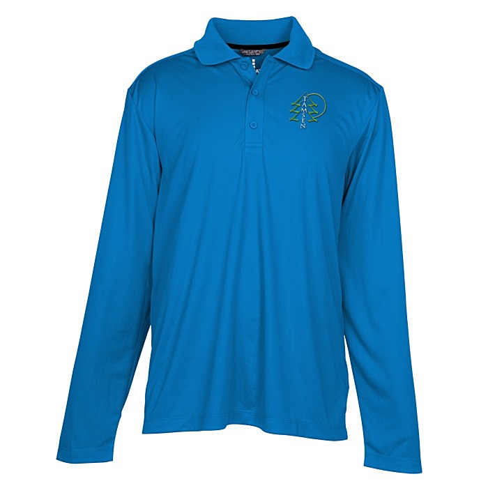 Custom Dade Textured Performance LS Polo - Men's - 24 hr