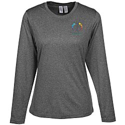 Custom Clique Charge Active LS Tee - Ladies' - Embroidered