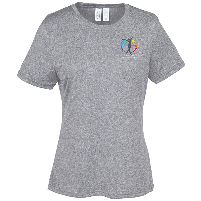 Custom Clique Charge Active Tee - Ladies' - Embroidered