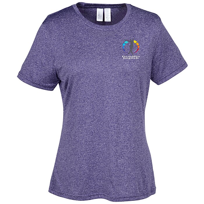 Custom Clique Charge Active Tee - Ladies' - Embroidered