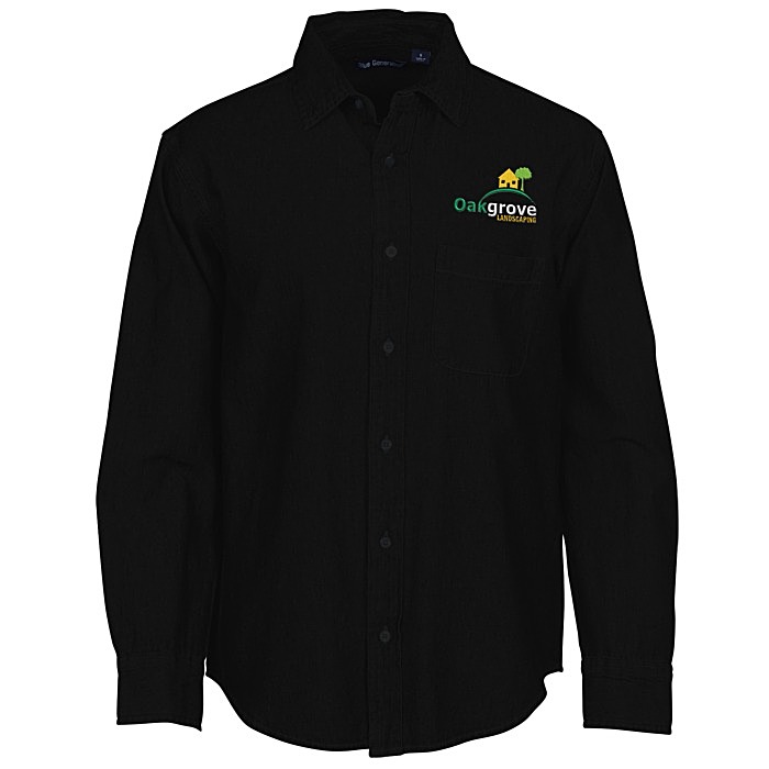 Custom Untucked Denim Shirt - Men's