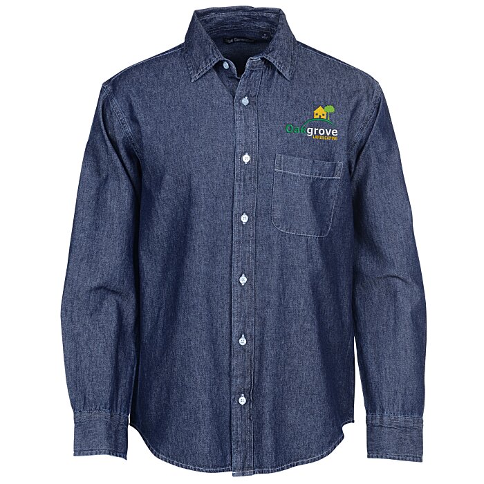 Custom Untucked Denim Shirt - Men's