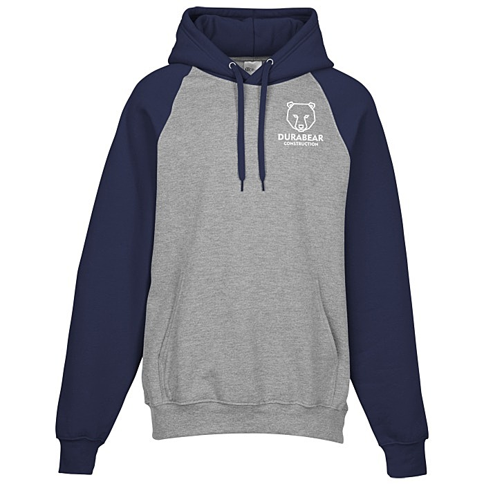 Custom Everyday Fleece Two-Tone Hooded Sweatshirt - Screen