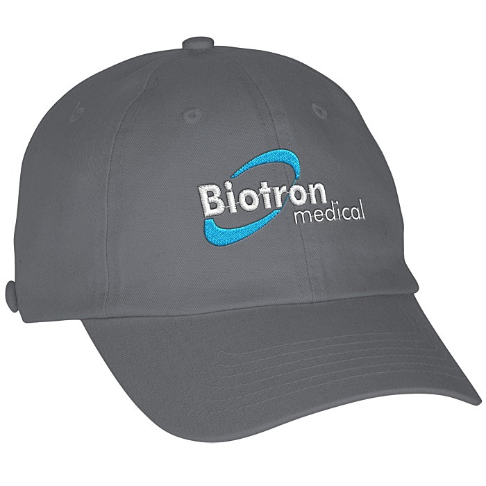 Custom Washed Chino Twill Cap with Face Mask Buttons