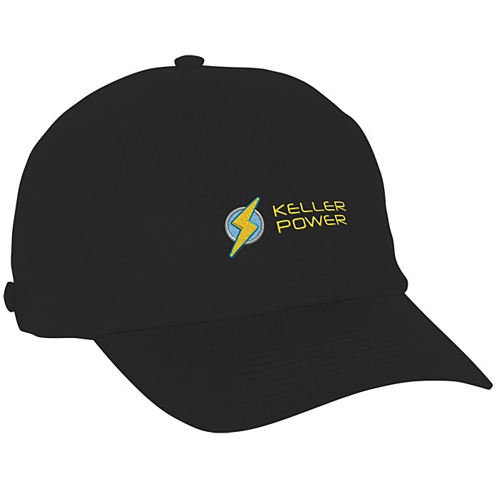 Custom Cotton Twill Low Fit Cap with Face Mask Buttons