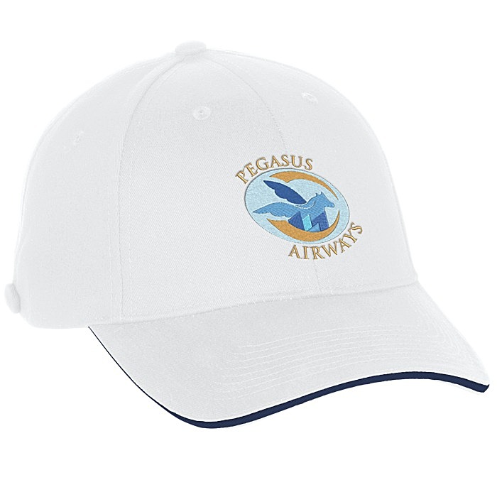 Custom Heavyweight Cotton Twill Cap with Face Mask Buttons