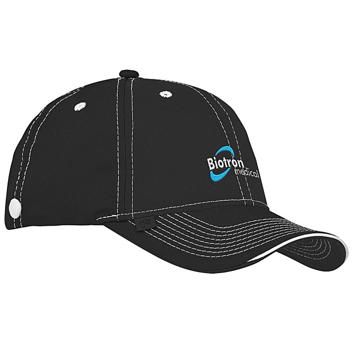 Custom Prestige Two-Tone Cap with Face Mask Buttons