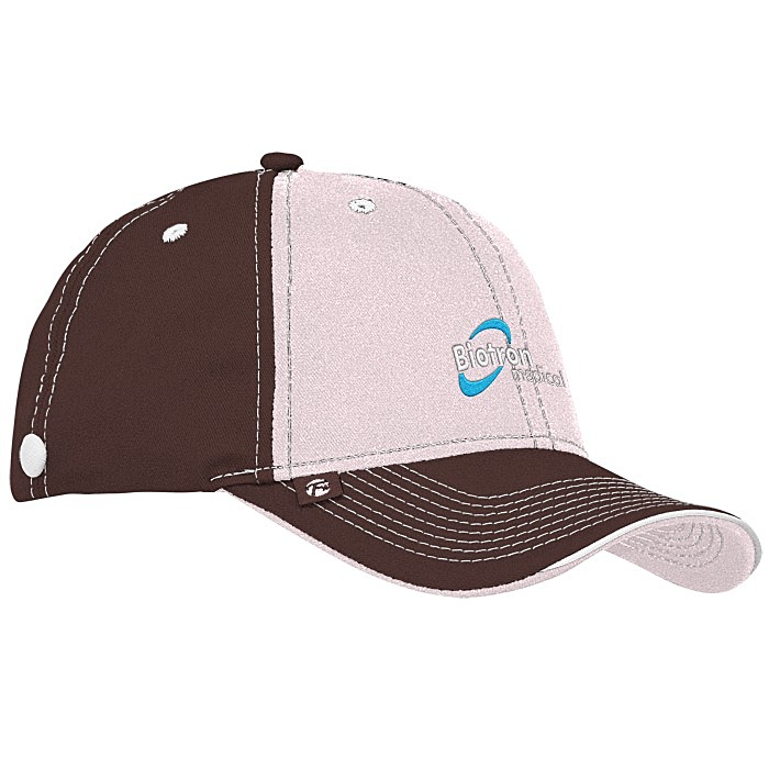 Custom Prestige Two-Tone Cap with Face Mask Buttons