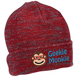 Custom Multi-Melange Knit Toque with Cuff