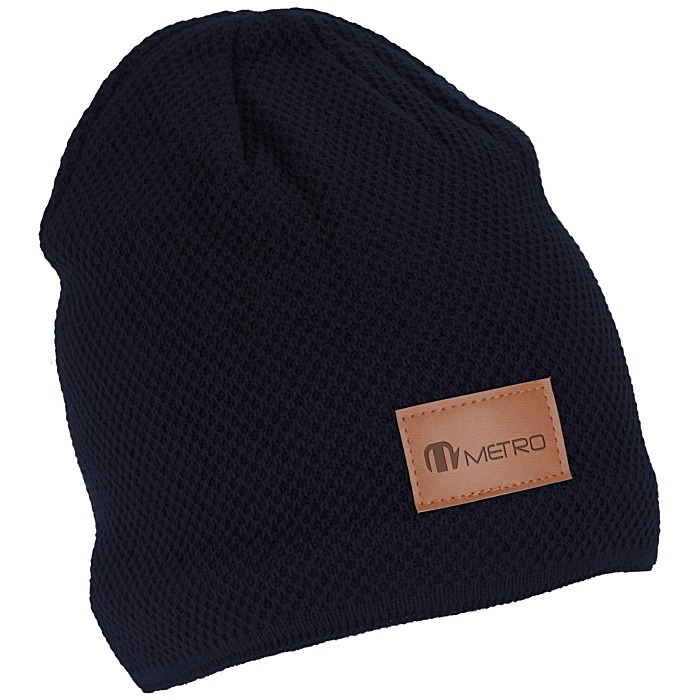 Custom Classic Textured Knit Beanie