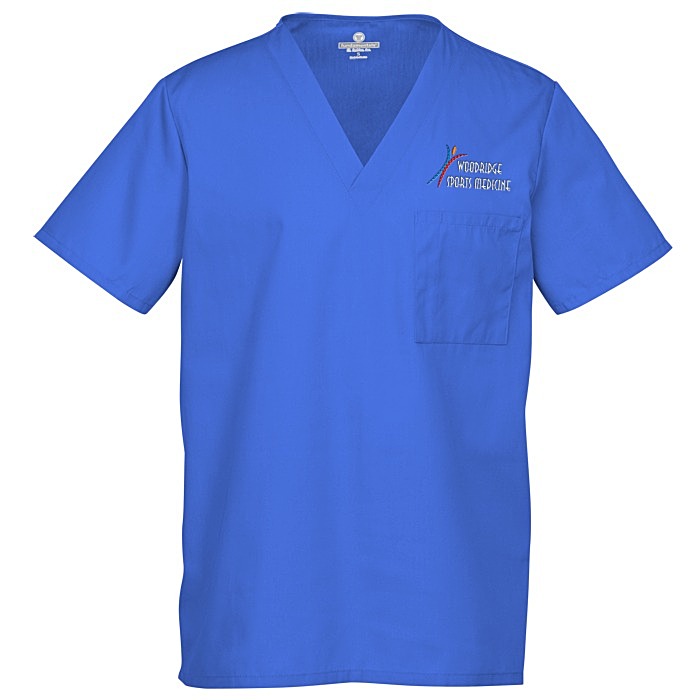 Custom Fundamentals One Pocket Scrub Top - Men's