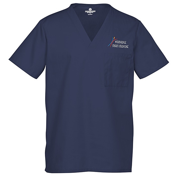 Custom Fundamentals One Pocket Scrub Top - Men's