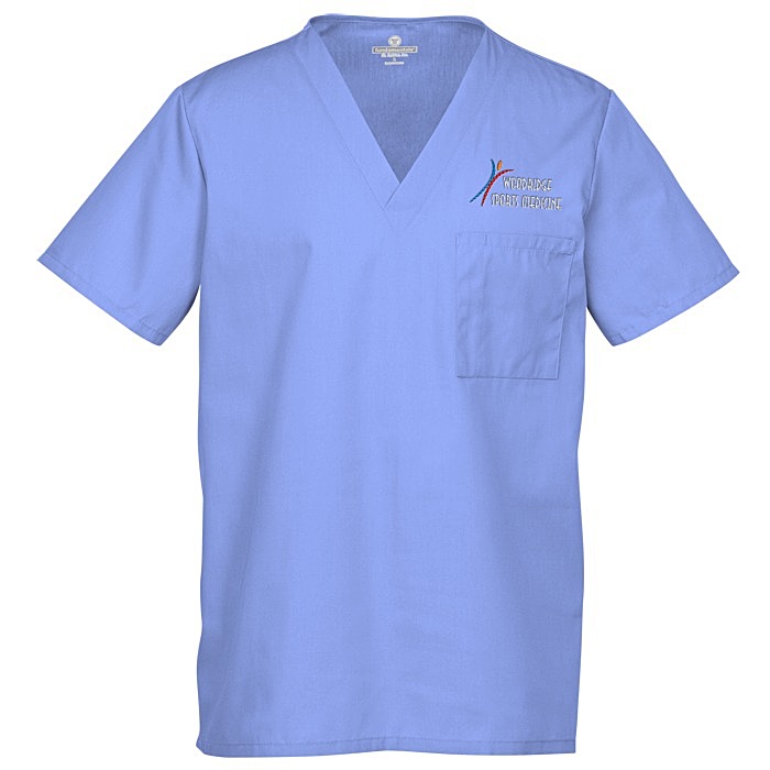 Custom Fundamentals One Pocket Scrub Top - Men's