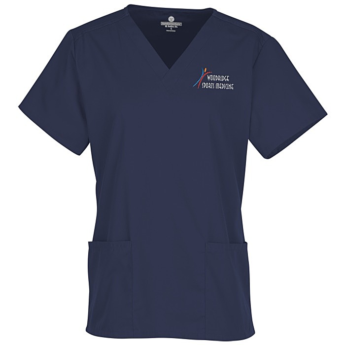 Custom Fundamentals Two Pocket Scrub Top - Ladies'