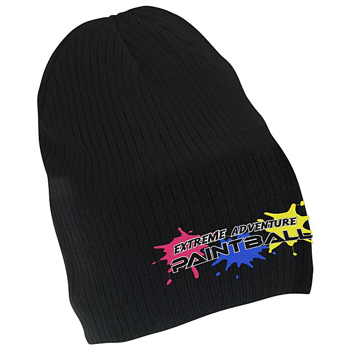 Custom Double Knit Cable Rib Beanie