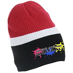 Custom Double Knit Cable Rib Beanie