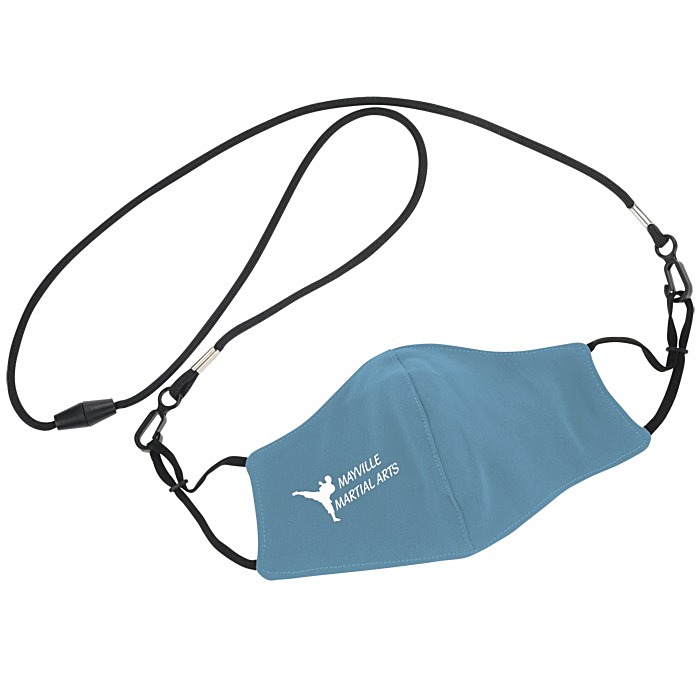 Custom Comfy 2-Ply Face Mask with Lanyard - Youth