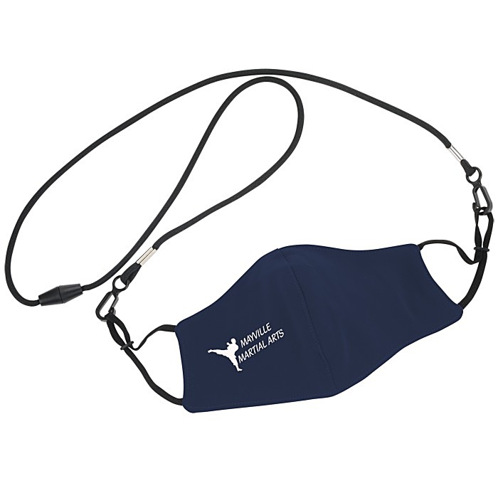 Custom Comfy 2-Ply Face Mask with Lanyard - Youth