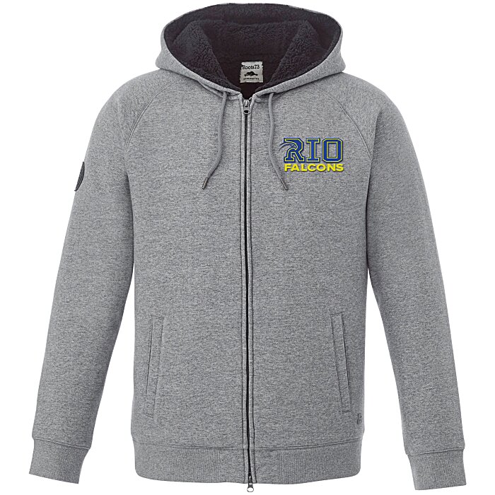 Custom Roots73 Copperbay Sherpa-Lined Full-Zip Hoodie - Men's