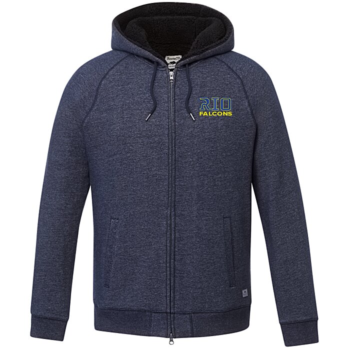 Custom Roots73 Copperbay Sherpa-Lined Full-Zip Hoodie - Men's