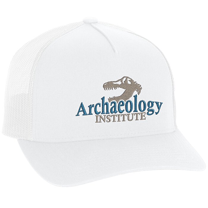 Custom Yupoong Five Panel Retro Trucker Cap