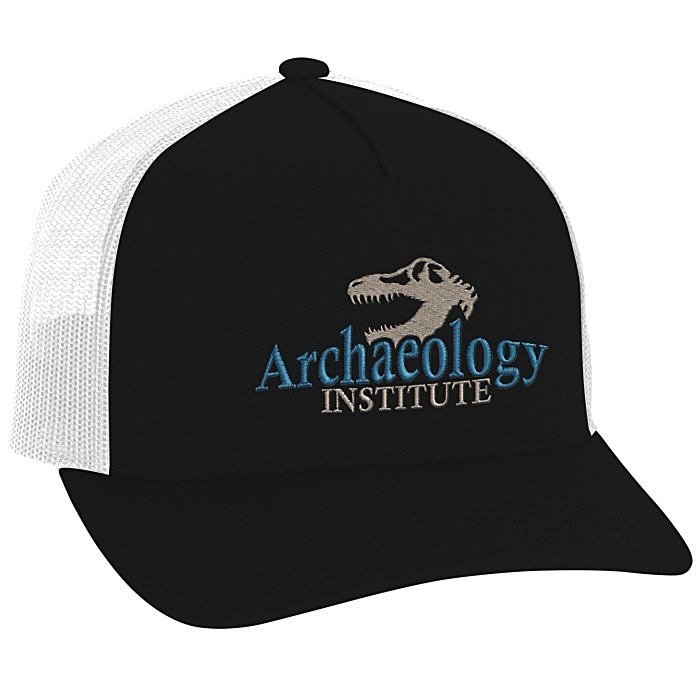 Custom Yupoong Five Panel Retro Trucker Cap