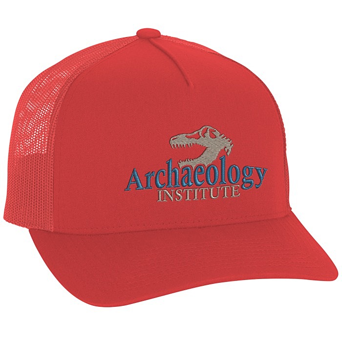 Custom Yupoong Five Panel Retro Trucker Cap