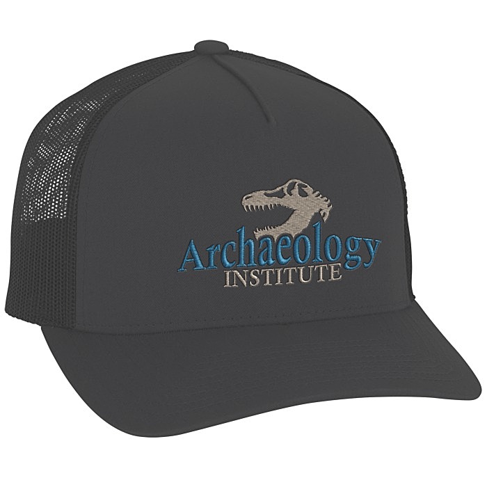 Custom Yupoong Five Panel Retro Trucker Cap