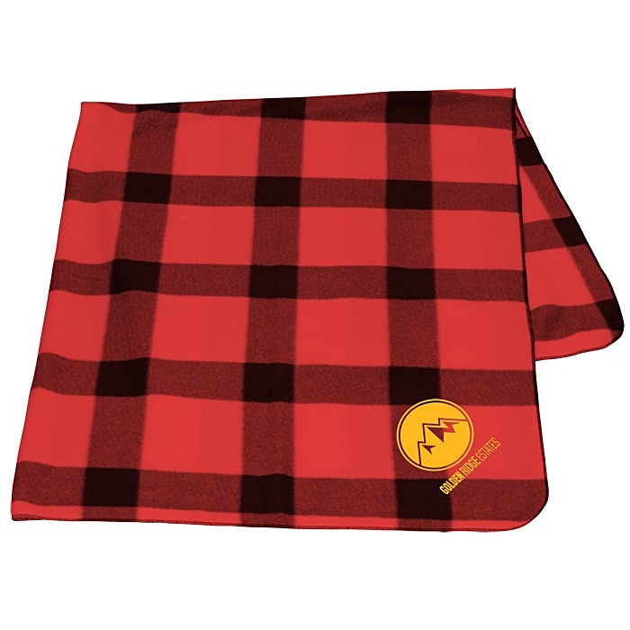 Custom Buffalo Plaid Fleece Blanket