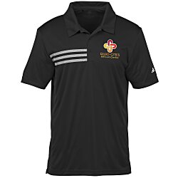 Custom adidas Performance 3-Stripe Polo - Men's