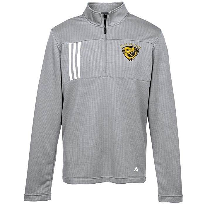 Custom adidas 3-Stripes Double Knit 1/4-Zip Pullover