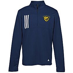 Custom adidas 3-Stripes Double Knit 1/4-Zip Pullover