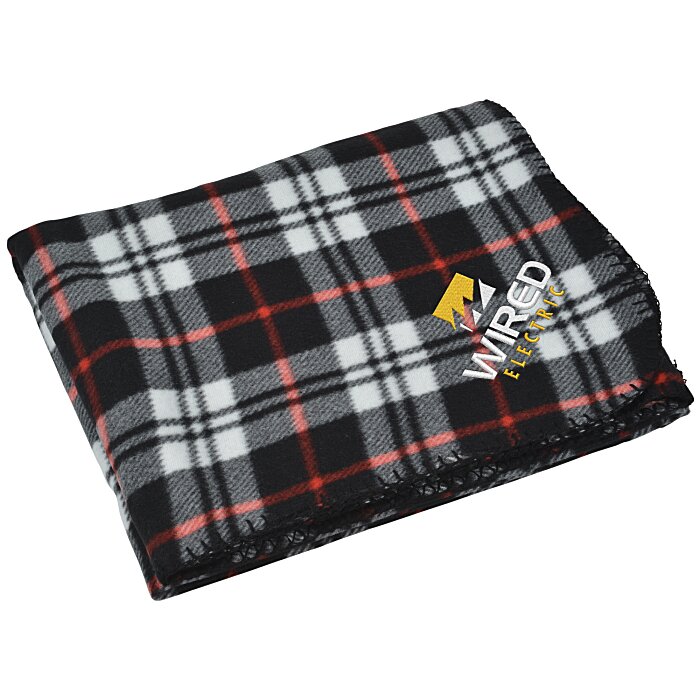 Custom Aberdeen Fleece Blanket - Embroidered