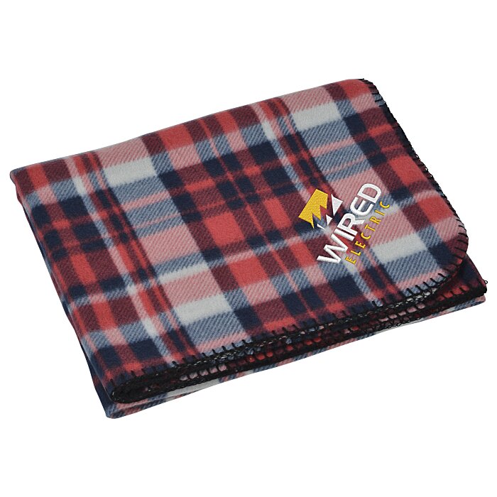 Custom Aberdeen Fleece Blanket - Embroidered